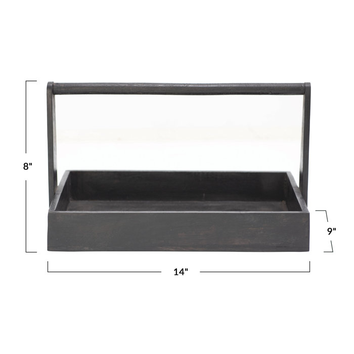 Ebern Designs Fimmie Wood Tray Wayfair